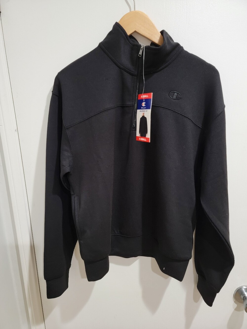 Champion Women's Air Layer Ribbed Quarter-Zip Pullover Size XS
